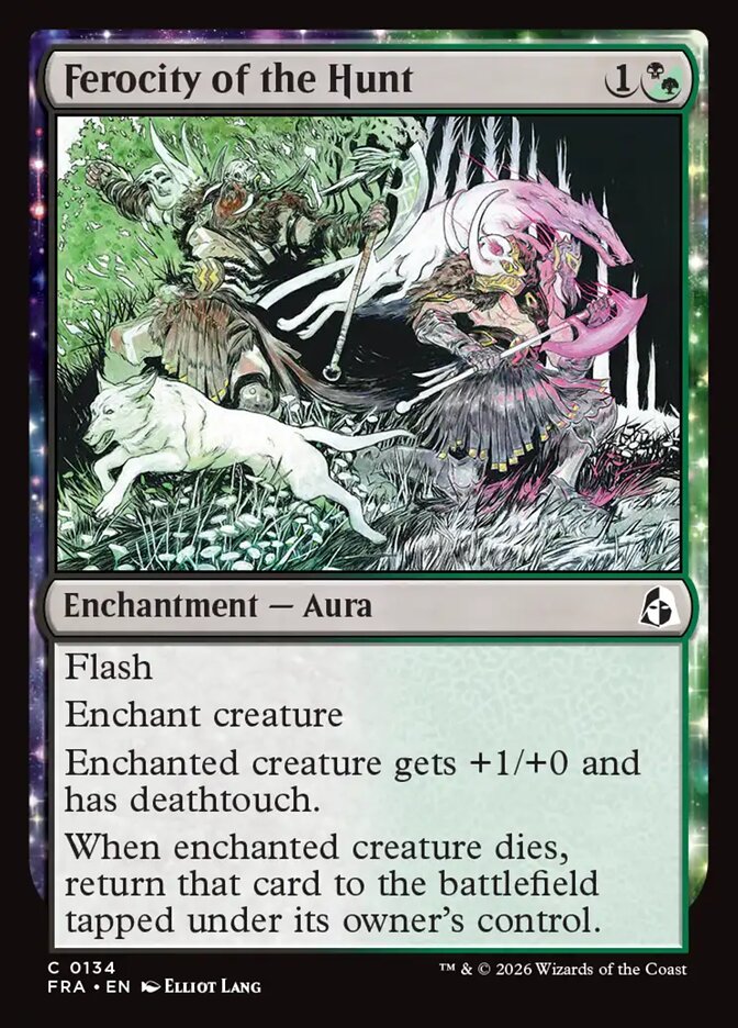 Ferocity of the Hunt, Reality Fracture Card Art