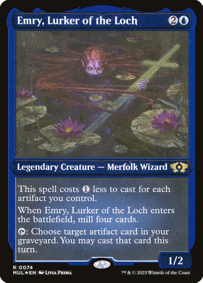 Emry, Lurker of the Loch, Multiverse legends Card Art