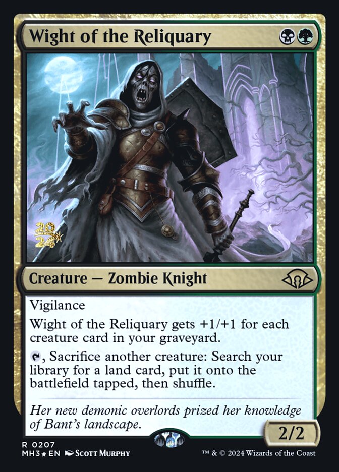 Wight of the Reliquary, Modern Horizons 3 Promos Card Art