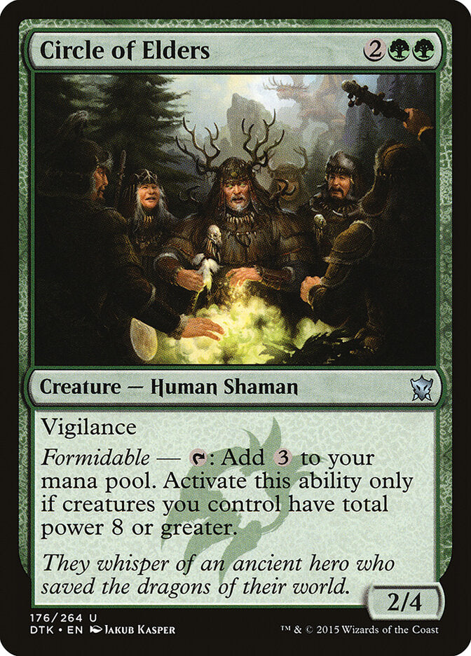 Circle of Elders, Dragons Of Tarkir Card Art