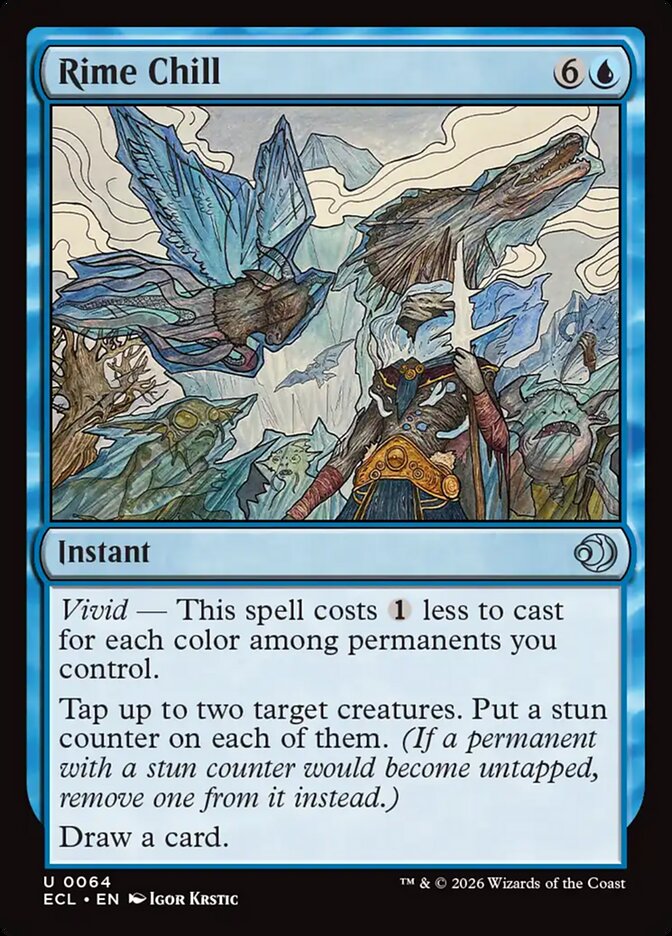 Rime Chill, Lorwyn Eclipsed Card Art
