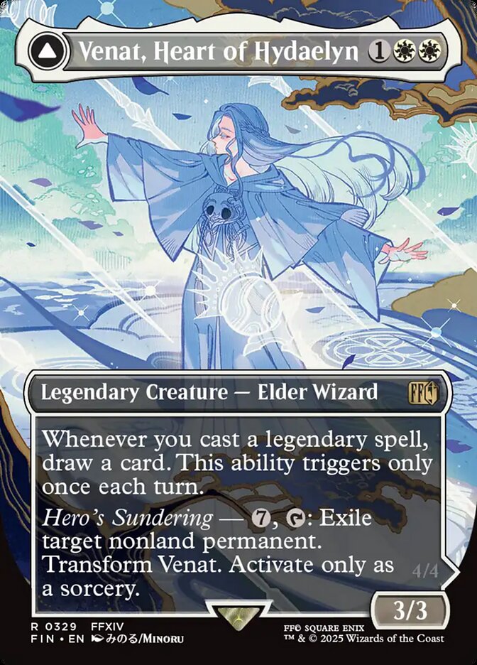 Venat, Heart of Hydaelyn // Hydaelyn, the Mothercrystal, Final fantasy Card Art