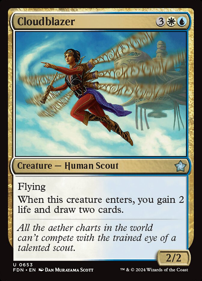 Cloudblazer, Foundations Card Art