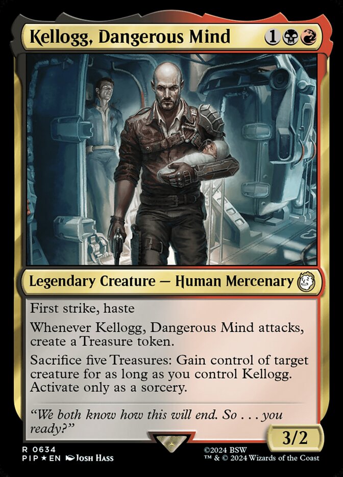Kellogg, Dangerous Mind, Fallout Card Art