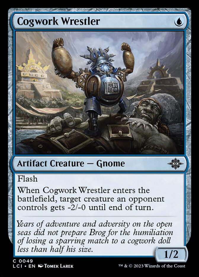 Cogwork Wrestler, The lost caverns of ixalan Card Art