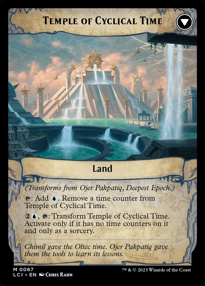 Ojer Pakpatiq, Deepest Epoch // Temple of Cyclical Time, The lost caverns of ixalan Card Art
