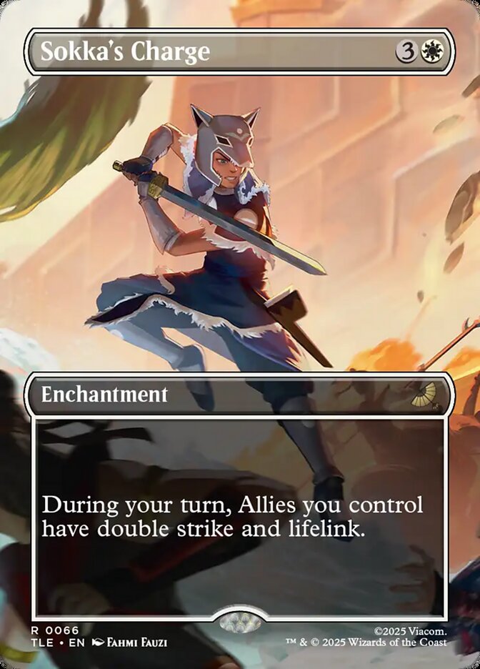 Sokka's Charge, Avatar: The Last Airbender Eternal Card Art