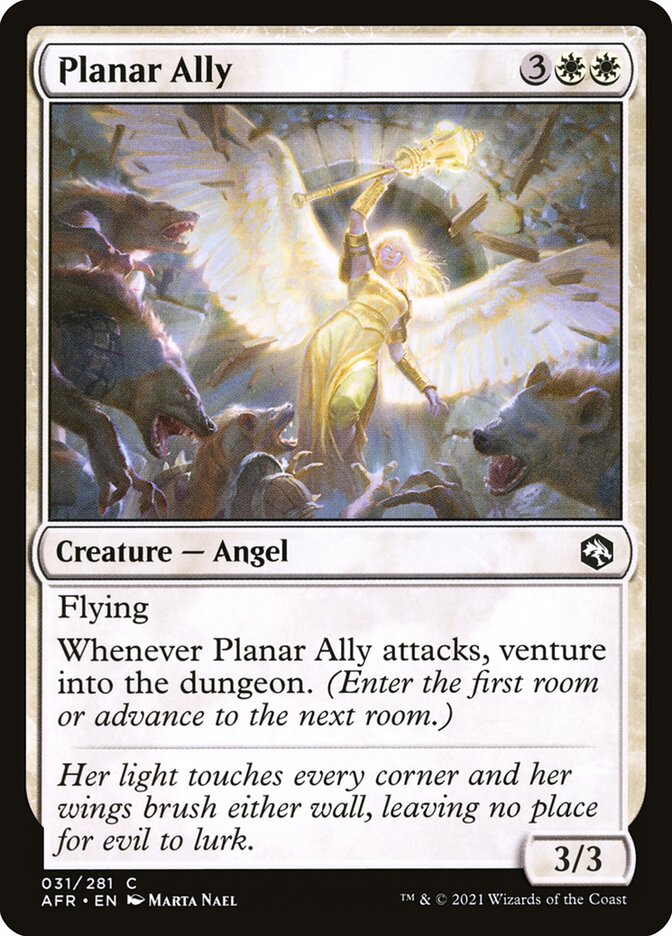 Planar Ally, Adventures In The Forgotten Realms Card Art