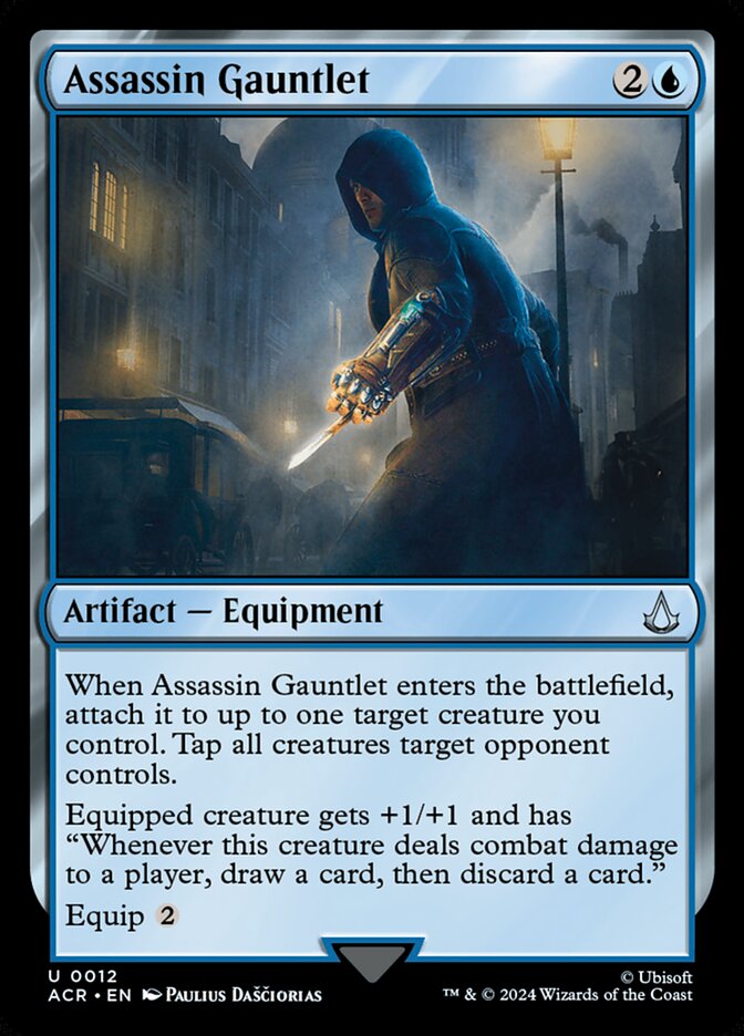 Assassin Gauntlet, Assassin's creed Card Art