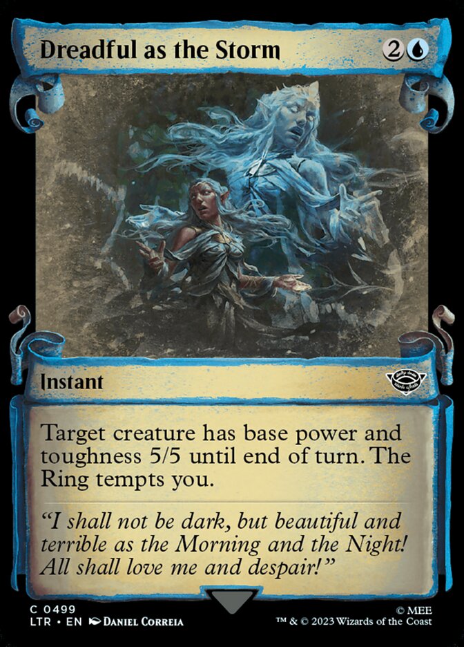 Dreadful as the Storm, The lord of the rings: tales of middle-earth Card Art