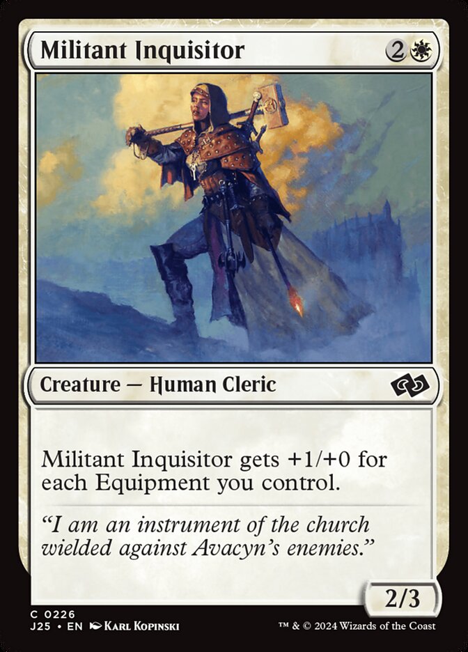 Militant Inquisitor, Foundations Jumpstart Card Art