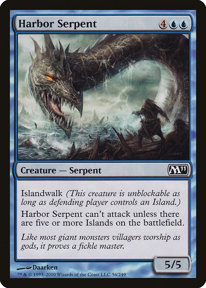 Harbor Serpent, Magic 2011 Card Art
