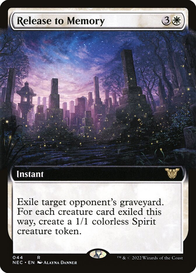 Release to Memory, Neon dynasty commander Card Art