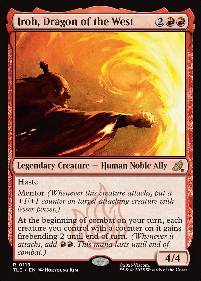 Iroh, Dragon of the West, Avatar: The Last Airbender Eternal Card Art