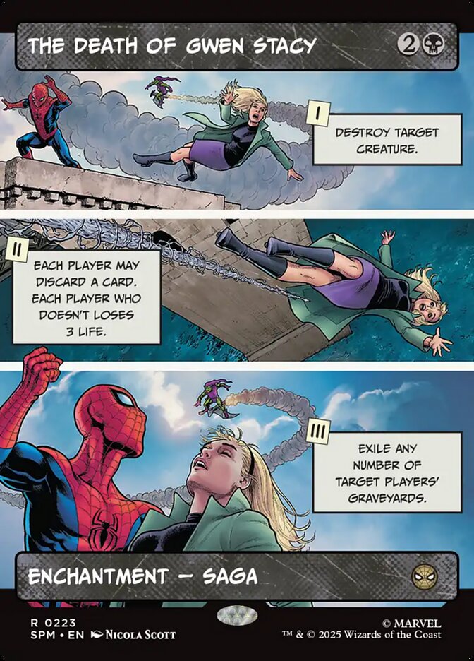 The Death of Gwen Stacy, Marvel'S Spider-Man Card Art