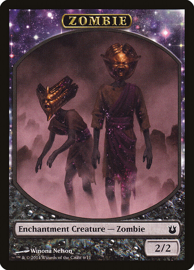 Zombie, Born Of The Gods Tokens Card Art