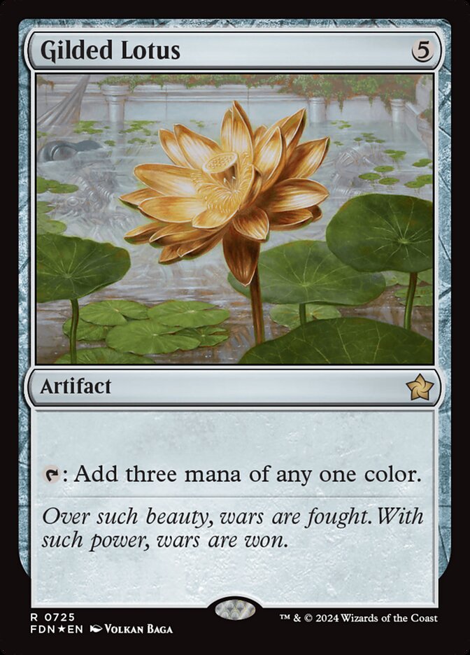 Gilded Lotus, Foundations Card Art