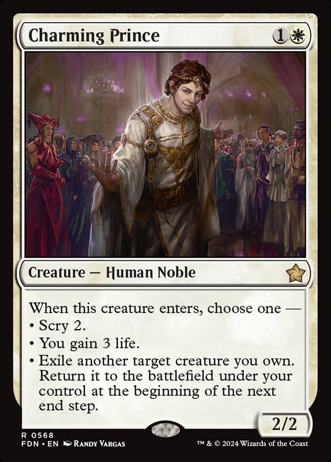 Charming Prince, Foundations Card Art