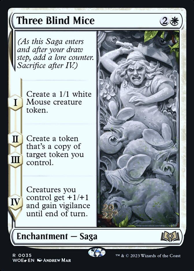 Three Blind Mice, Wilds Of Eldraine Promos Card Art
