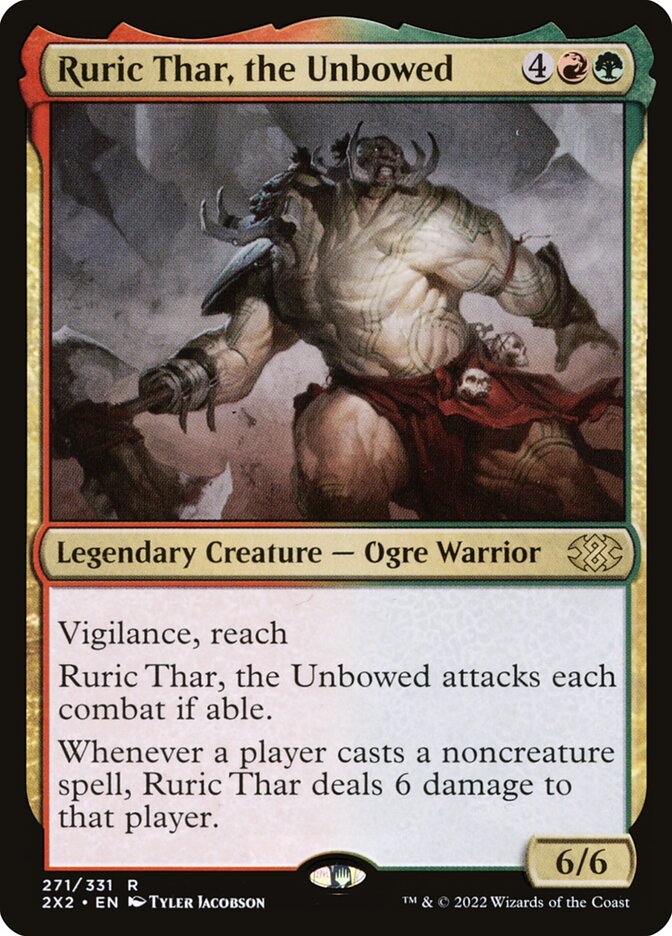 Ruric Thar, the Unbowed, Double masters 2022 Card Art