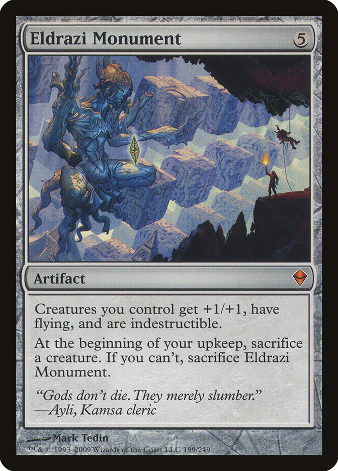 Eldrazi Monument, Zendikar Card Art