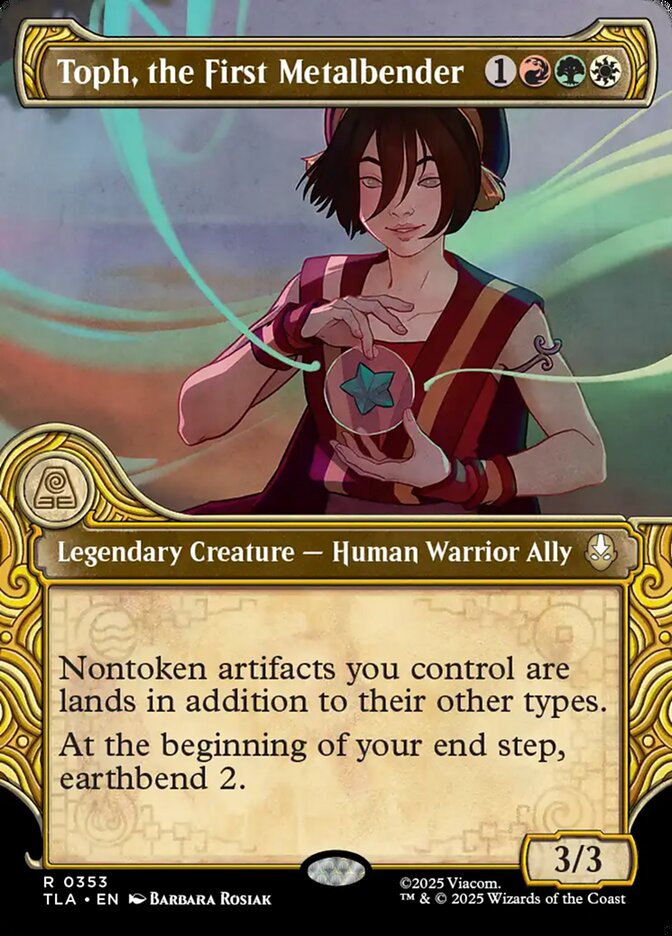 Toph, the First Metalbender, Avatar: The Last Airbender Card Art