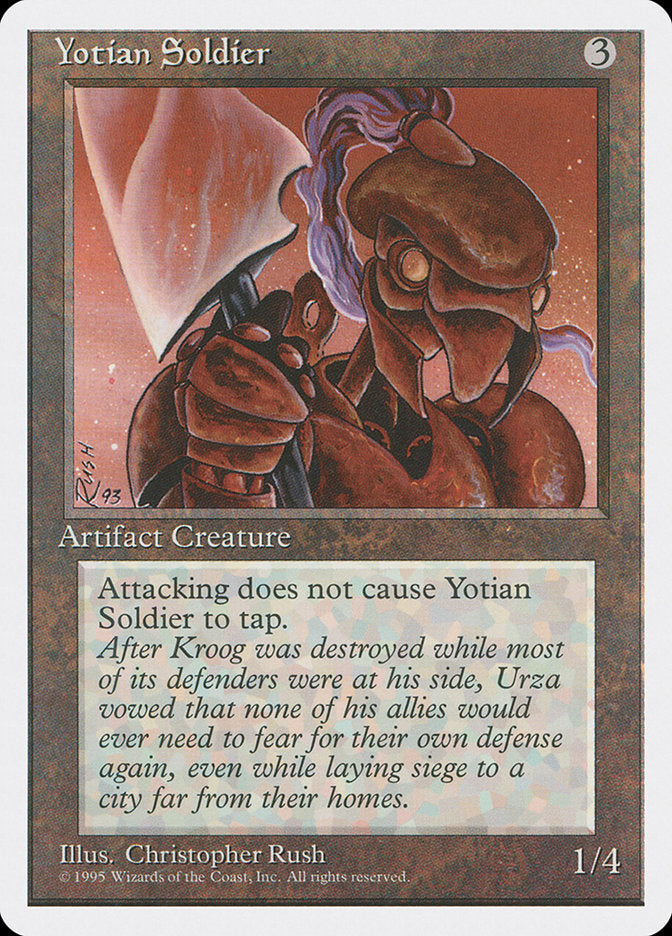 Yotian Soldier, Fourth edition Card Art