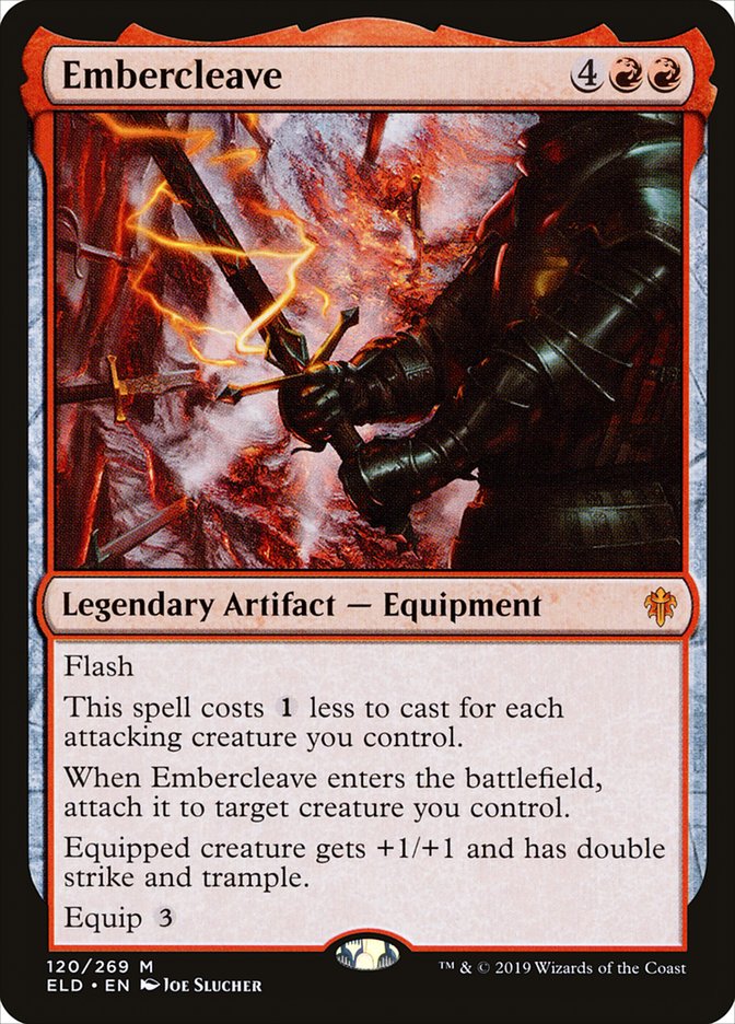 Embercleave, Throne of eldraine Card Art