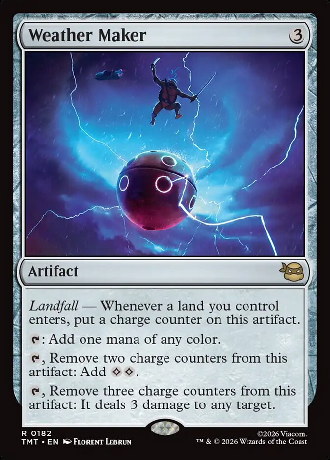 Weather Maker, Teenage Mutant Ninja Turtles Card Art