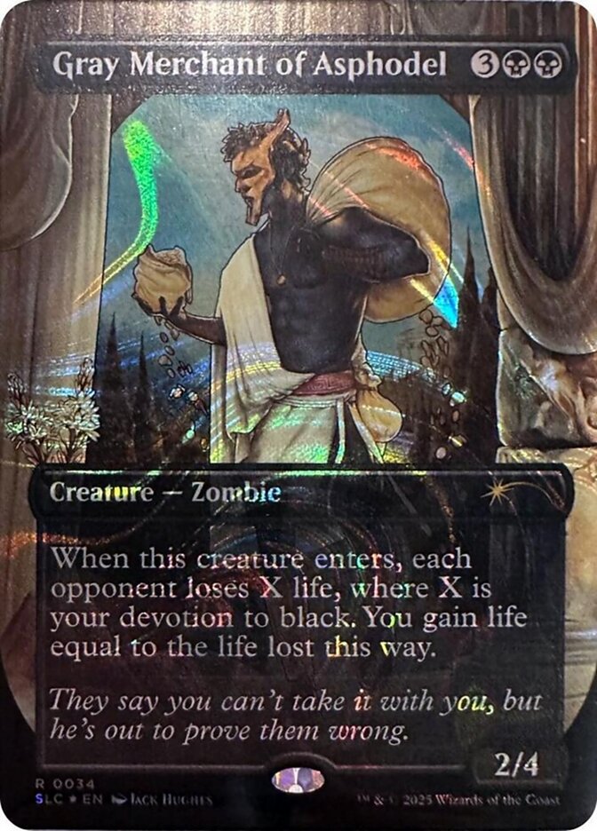 Gray Merchant of Asphodel, Secret Lair Countdown Card Art