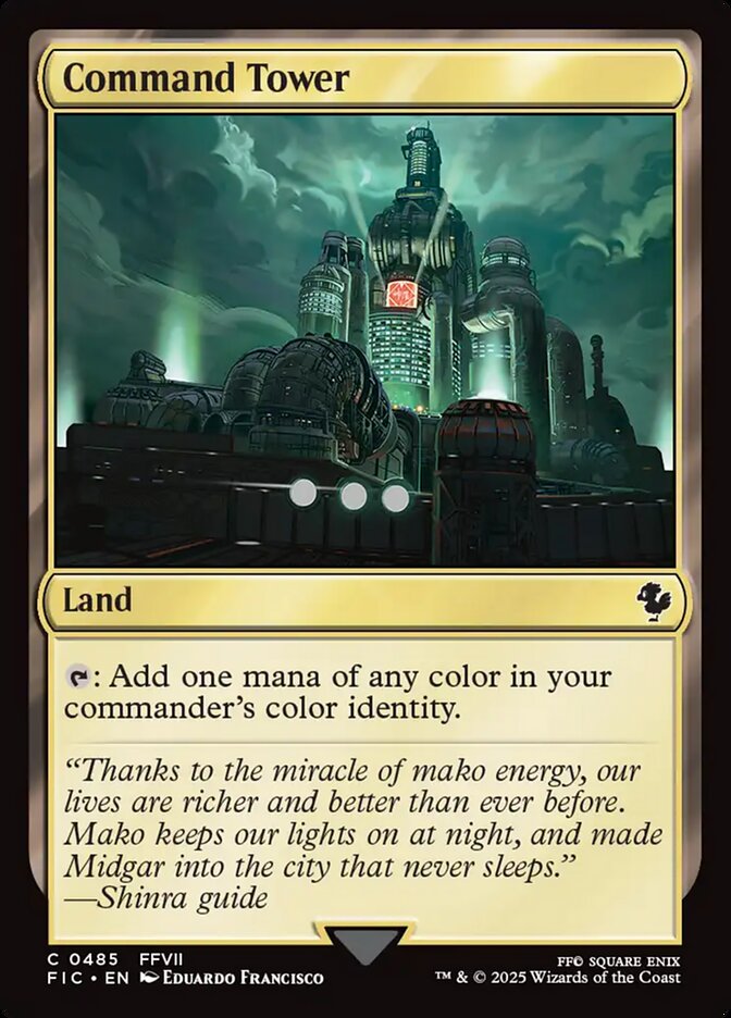 Command Tower, Final fantasy commander Card Art