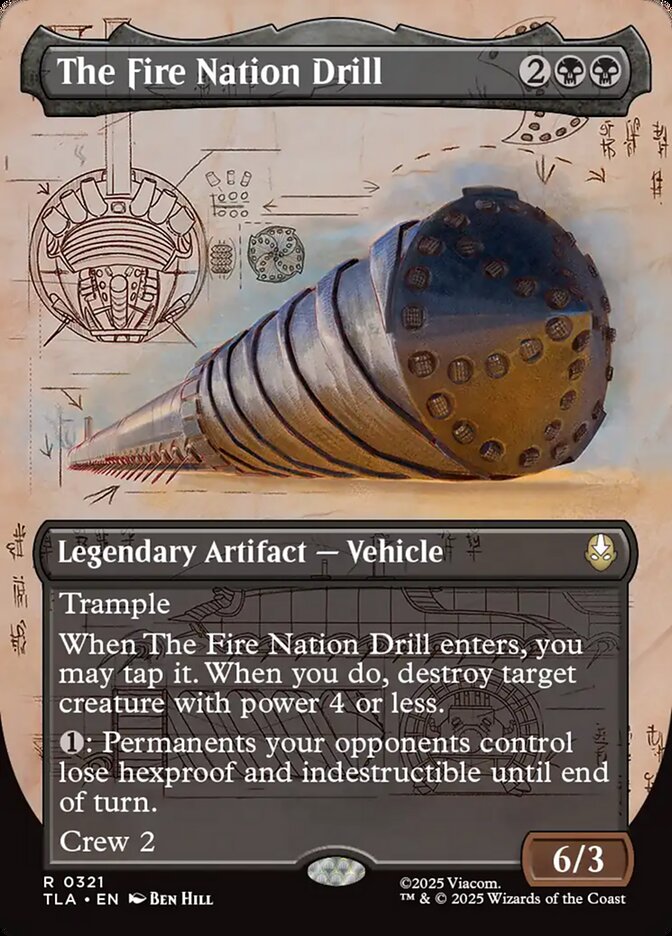 The Fire Nation Drill, Avatar: The Last Airbender Card Art