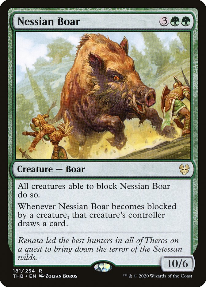Nessian Boar, Theros beyond death Card Art