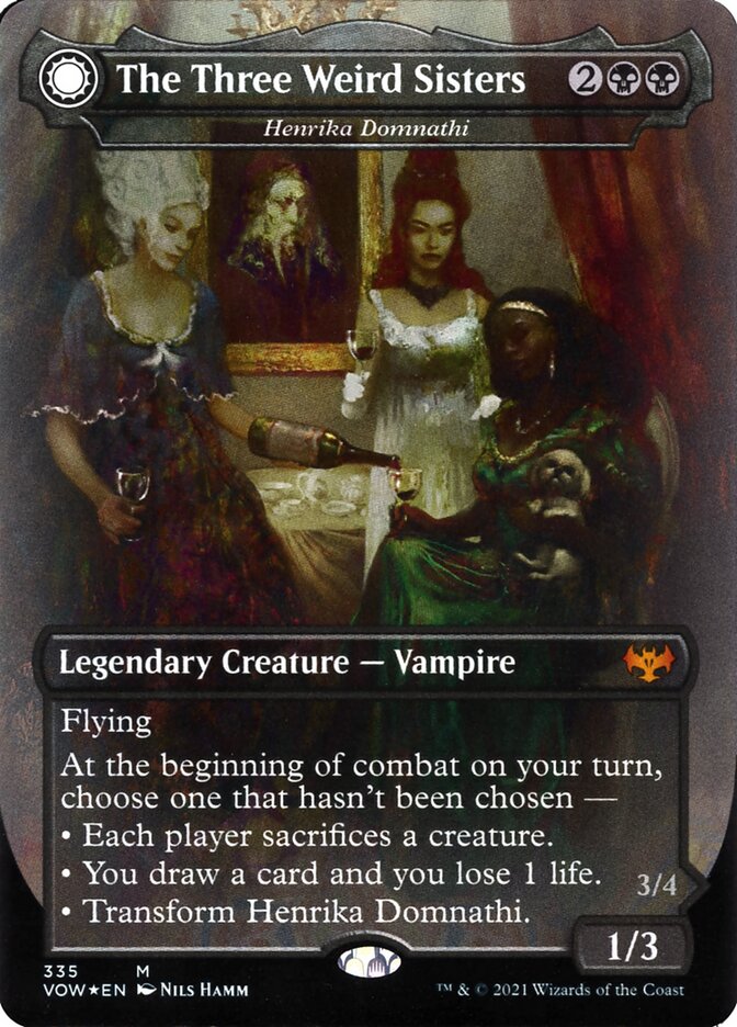 Henrika Domnathi // Henrika, Infernal Seer, Innistrad: Crimson Vow Card Art