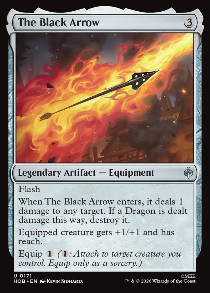 The Black Arrow, The Hobbit Card Art