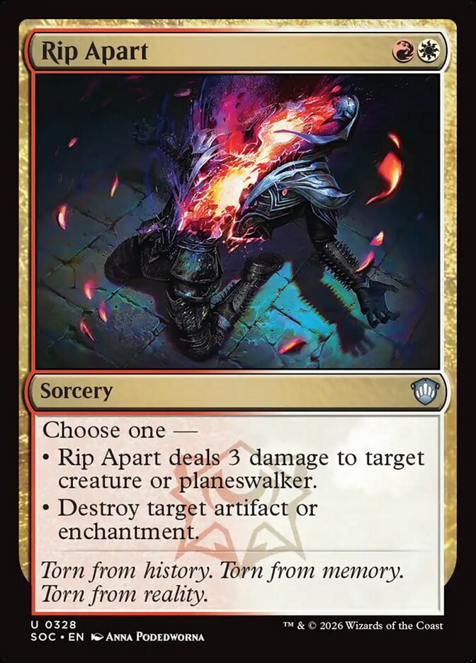 Rip Apart, Secrets Of Strixhaven Commander Card Art