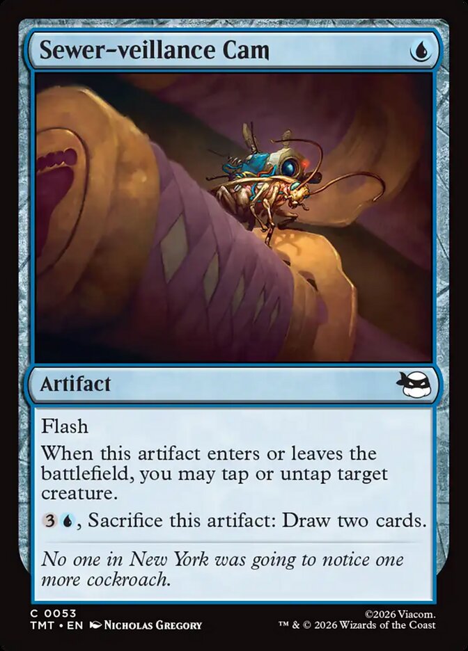 Sewer-veillance Cam, Teenage Mutant Ninja Turtles Card Art