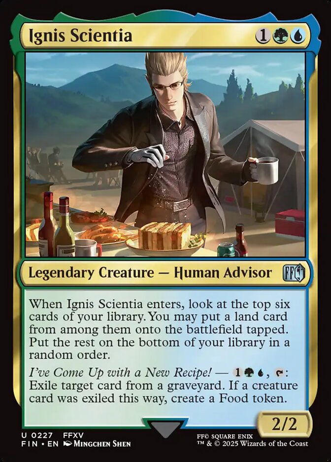 Ignis Scientia, Final fantasy Card Art