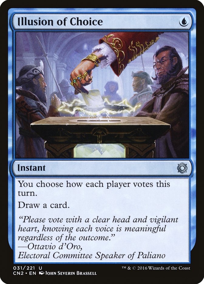 Illusion of Choice, Conspiracy: Take The Crown Card Art