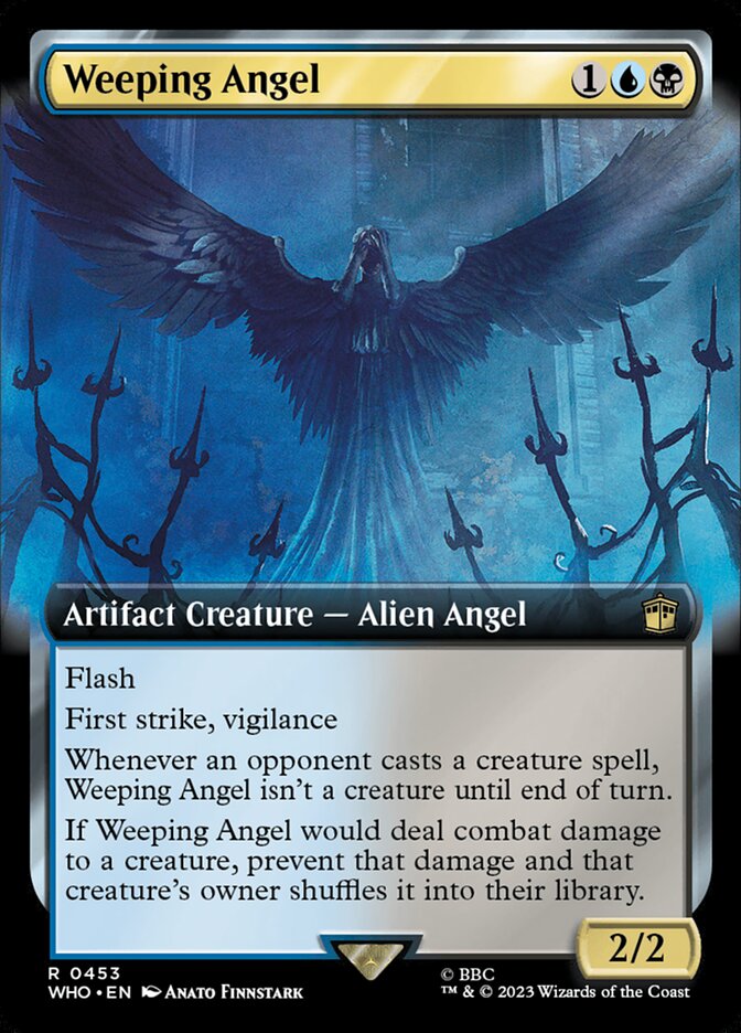 Weeping Angel, Doctor Who Card Art
