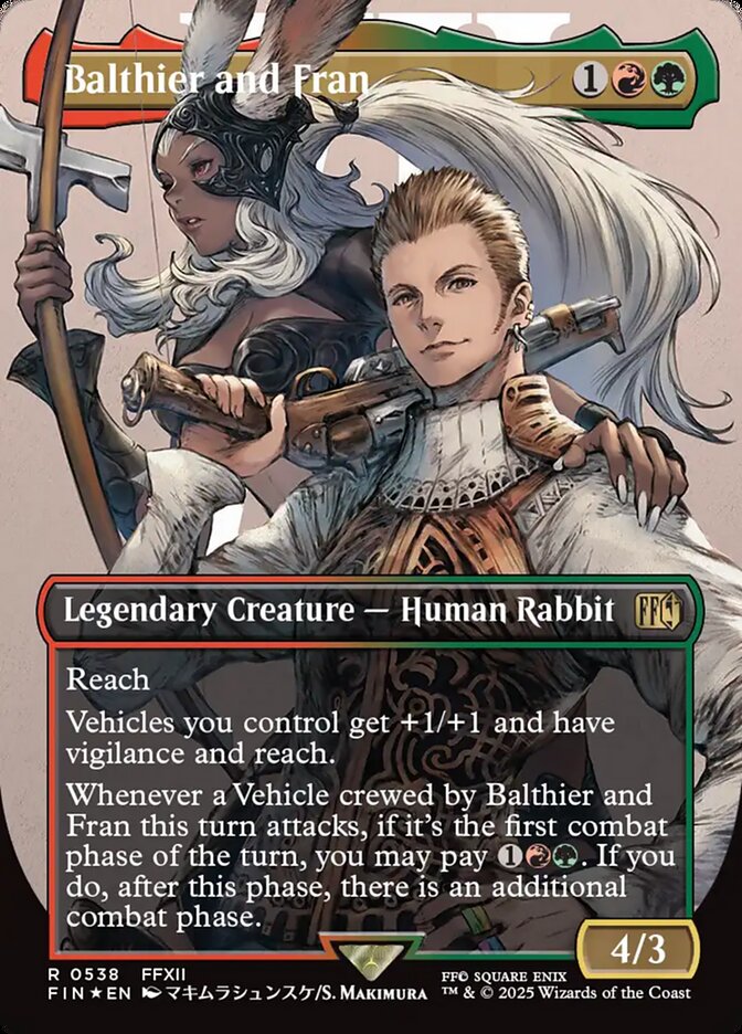 Balthier and Fran, Final fantasy Card Art