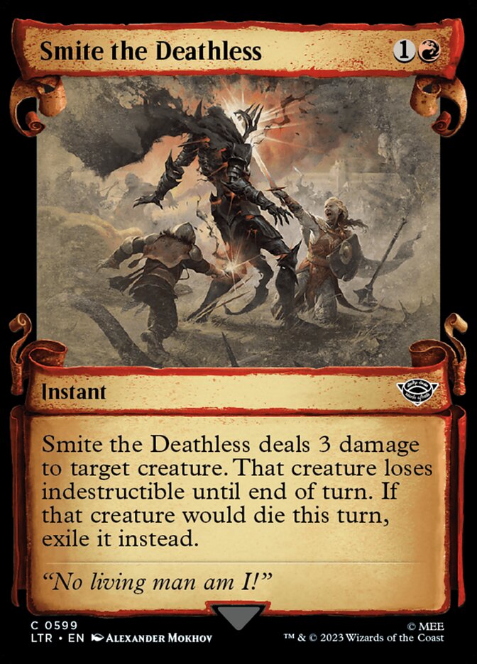 Smite the Deathless, The lord of the rings: tales of middle-earth Card Art