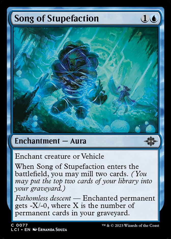 Song of Stupefaction, The lost caverns of ixalan Card Art