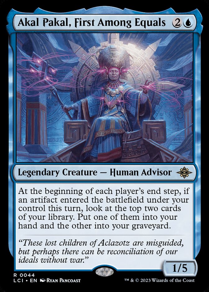 Akal Pakal, First Among Equals, The lost caverns of ixalan Card Art