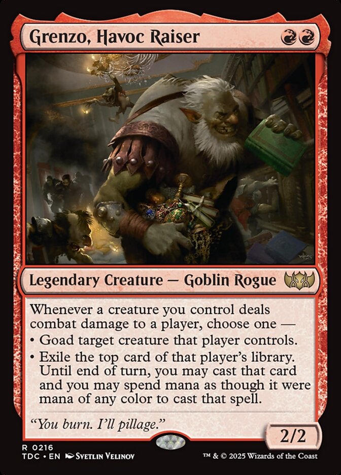 Grenzo, Havoc Raiser, Tarkir: Dragonstorm Commander Card Art