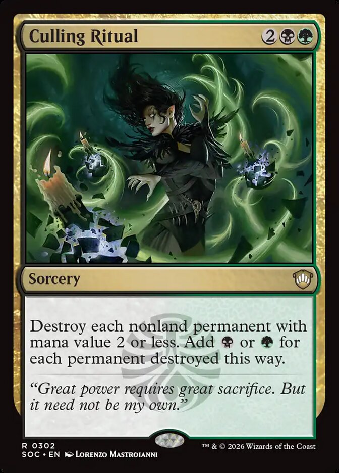 Culling Ritual, Secrets Of Strixhaven Commander Card Art