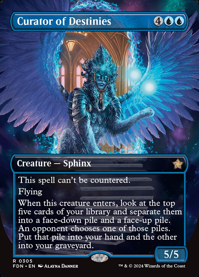 Curator of Destinies, Foundations Card Art