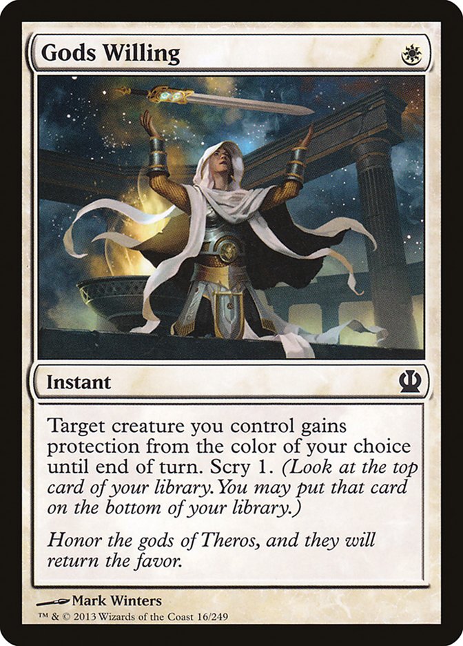 Gods Willing, Theros Card Art