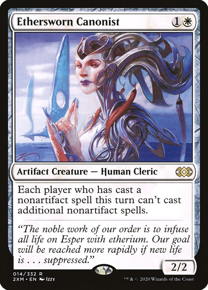 Ethersworn Canonist, Double masters Card Art