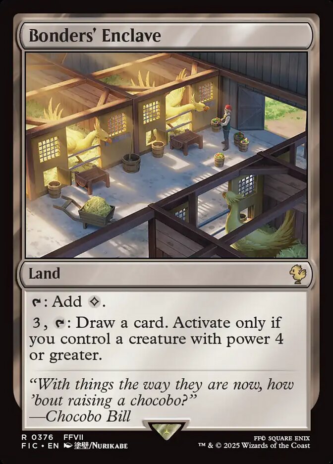 Bonders' Enclave, Final fantasy commander Card Art